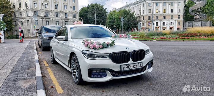 Аренда BMW 740 авто на свадьбу, транфер, встречи