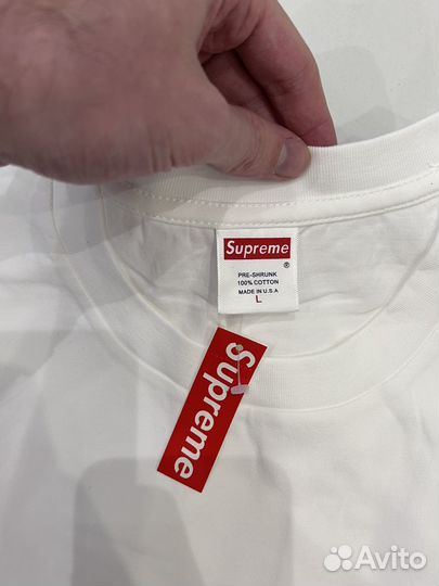 Футболка Supreme Apes white Tee оригинал