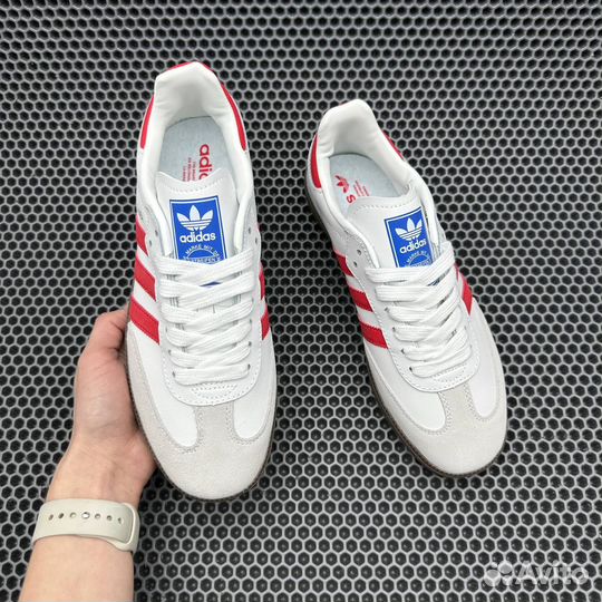 Кроссовки Adidas Samba Red line