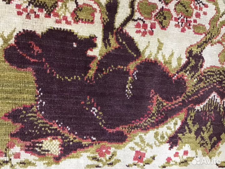 Ковер Медвежата/шерсть/57-58гг ссср/детский