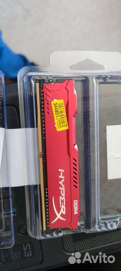 Модуль памяти Kingston HyperX Fury DDR4 dimm 8 гб