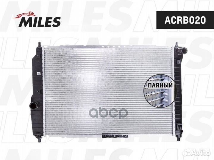 Радиатор chevrolet aveo 1.2/1.4 M/T 06- acrb020