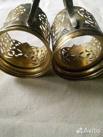 Серебряные подстаканники Кубачи СССР