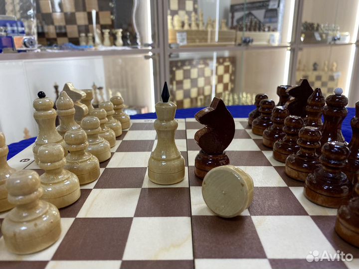 Шахматы деревянные 