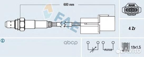 Лямбда-зонд Hyundai 77477 FAE