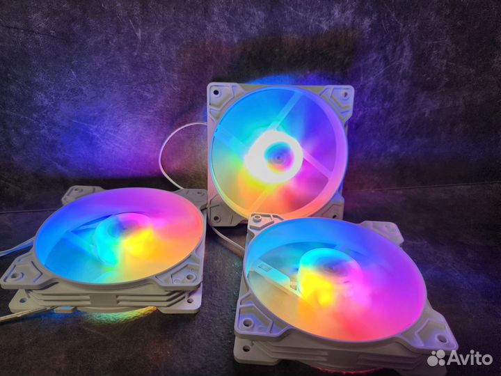 Вентиляторы 120 мм для корпуса белый