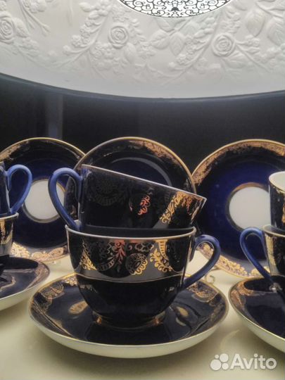 Сервиз чайный Лфз Золотой Фриз