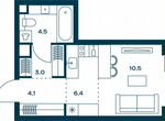 Квартира-студия, 28,5 м², 3/29 эт.