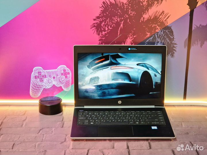 Ноутбук HP Core i5 8Gb SSD 256Gb IPS FullHD 13.3