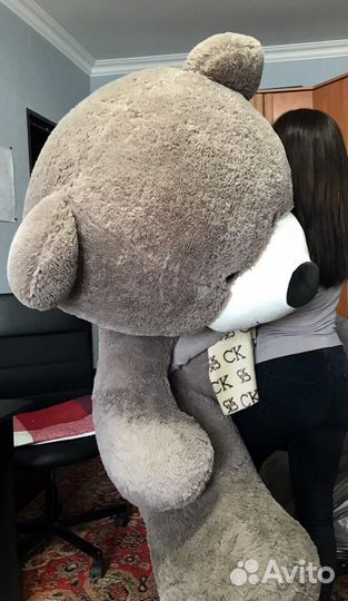 Огромный плюшевый медведь 2,2 метра