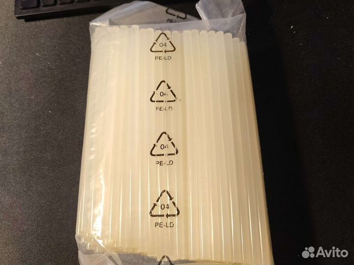 Стержни клеевые прозрачные 8 мм 1 кг