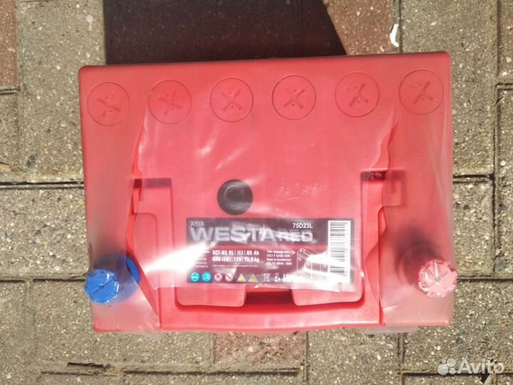Акб 65Ач Westa red Asia