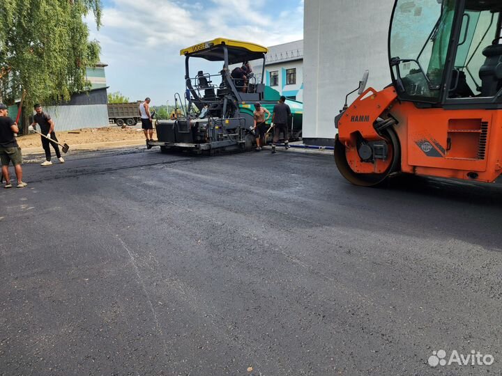 Асфальтированные дорога площадка заезд ямочныи рем