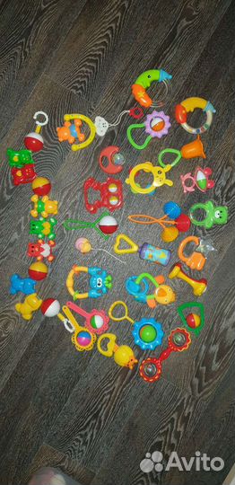 Большой пакет погремушек 0+