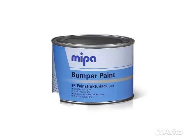 Краска структурная Bamper paint 0.5л mipa