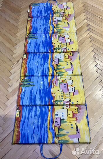 Пляжный коврик мягкий складной