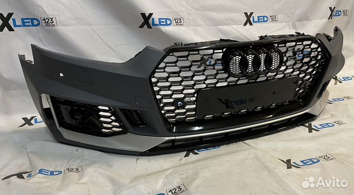 Бампер передний в сборе audi A5 B9 в стиле RS5