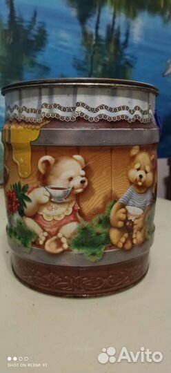 Банки жестяные разные