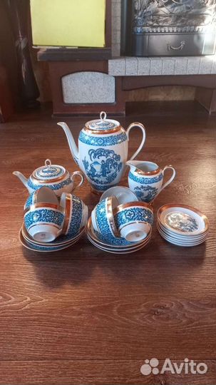 Сервиз чайный старая Германия китайские мотивы