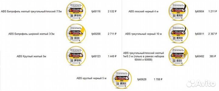 Fullen polymer (Фюлен полимер) весь ассортимент