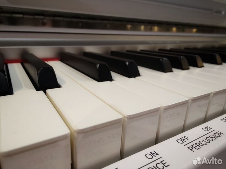 Белое Цифровое пианино с крышкой для муз школы