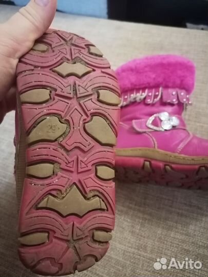 Сапоги зимние для девочки 29 размер