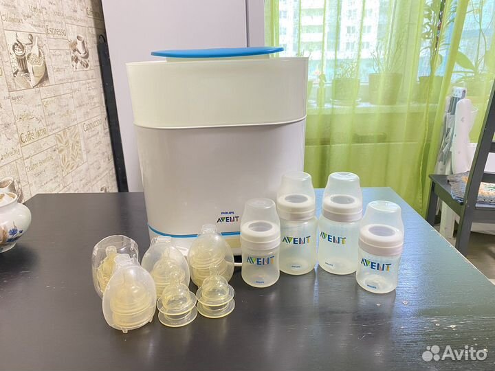 Стерилизатор avent+бутылочки