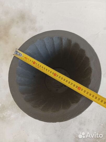 Вазон из бетона, вазон для цветов