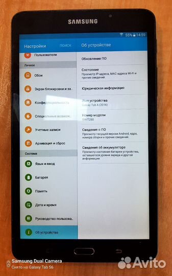 Планшет Samsung galaxy tab a6 2016