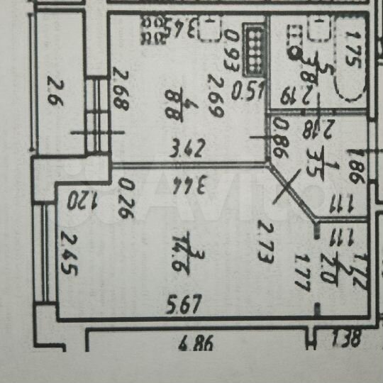 1-к. квартира, 32,7 м², 3/17 эт.