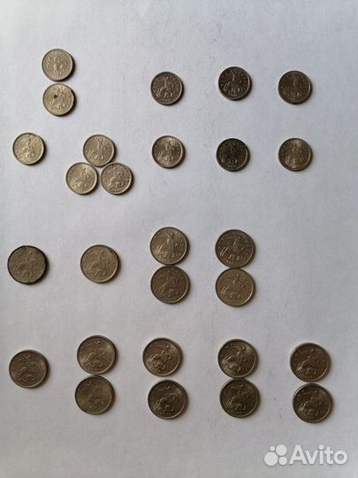 Монеты 1991-1993гг, 1997-2022гг