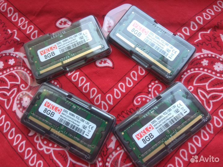 Ddr3 4gb- 8 gb для ноутбука (sodimm)