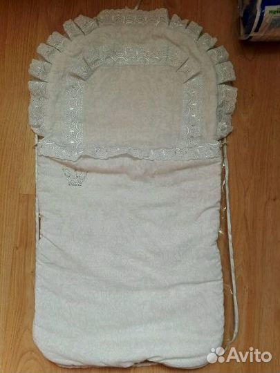 Конверт на выписку весна-лето (белый)