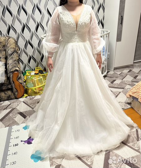 Свадебное платье 44 46 48