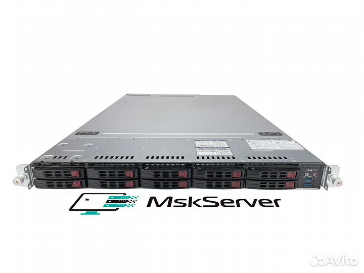 Сервер Supermicro 1029U-TR25M 2xPlatinum 8158 16Gb