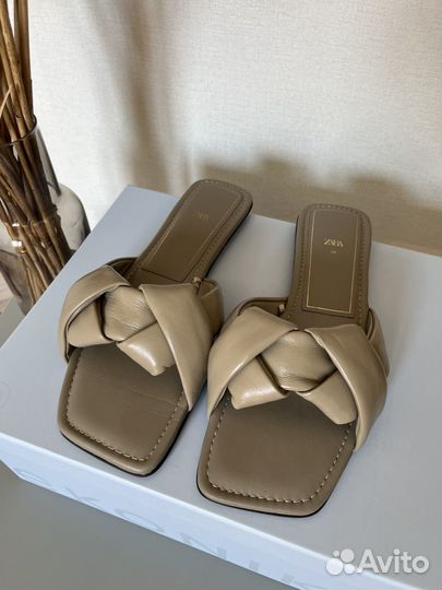Шлепанцы zara 38-37