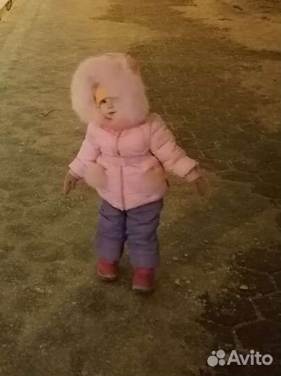 Комплект зимний для девочки kiko 74-86