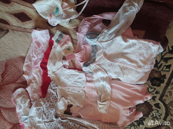 Детская одежда для девочек пакетом 56-62