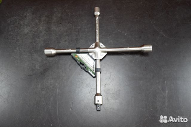 Ключ баллонный крестовой усиленный 17x19x21x22мм