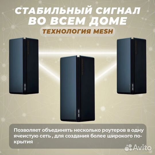 Wi-Fi роутер Xiaomi Router Mesh System AX3000 CN