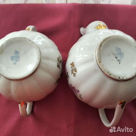 Чайный сервиз сирень дулево