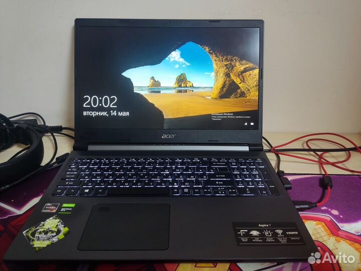 Игровой ноутбук acer aspire 7