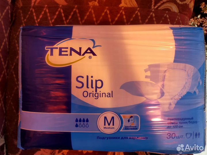 Памперсы для взрослых. Tena. М