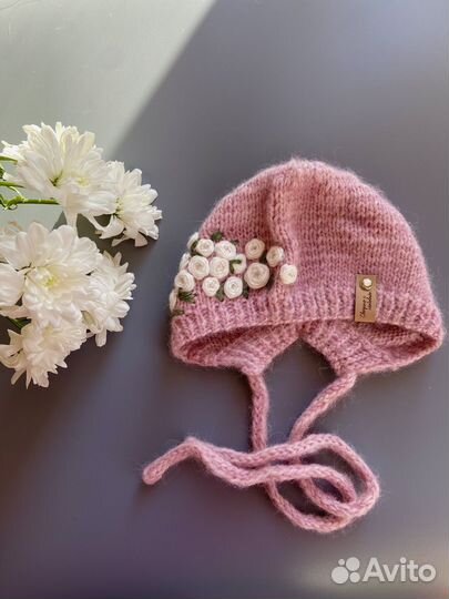 Чепчик вязаный
