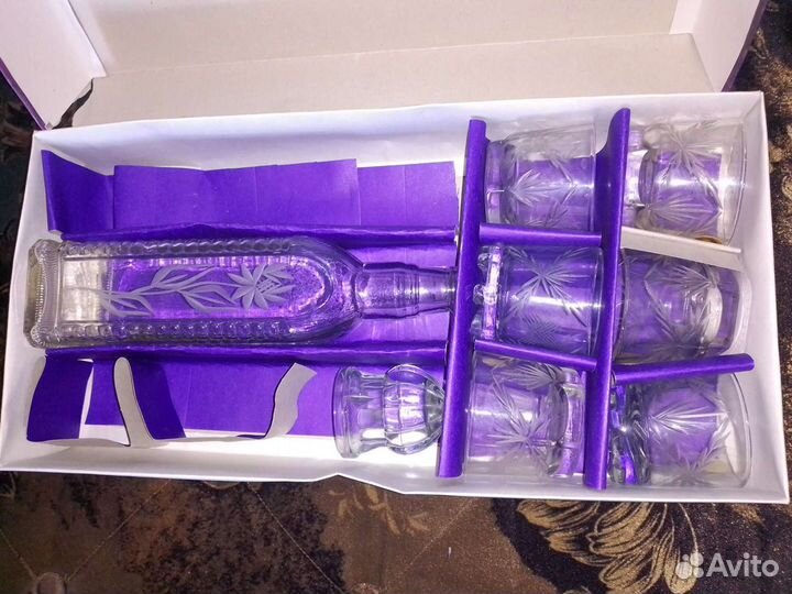 Стопки/графин хрусталь стекло