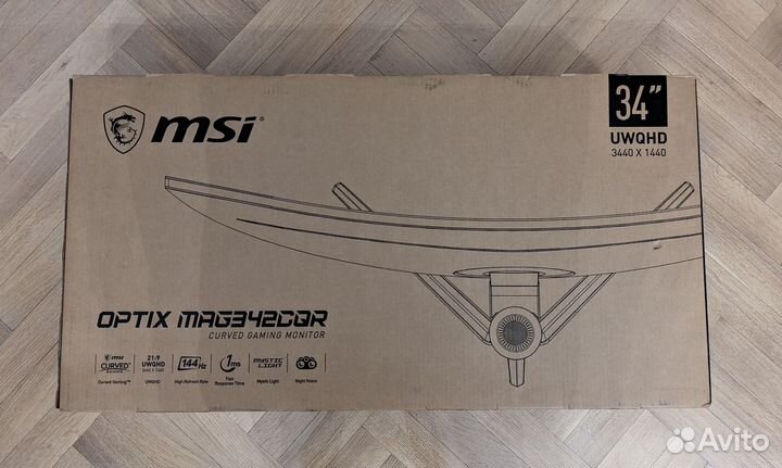 Игровой монитор MSI Optix Mag342Cqr