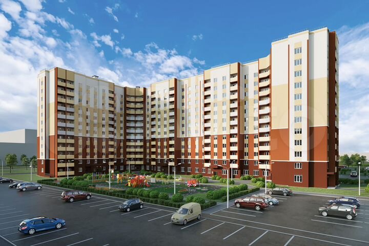 2-к. квартира, 64,4 м², 11/12 эт.