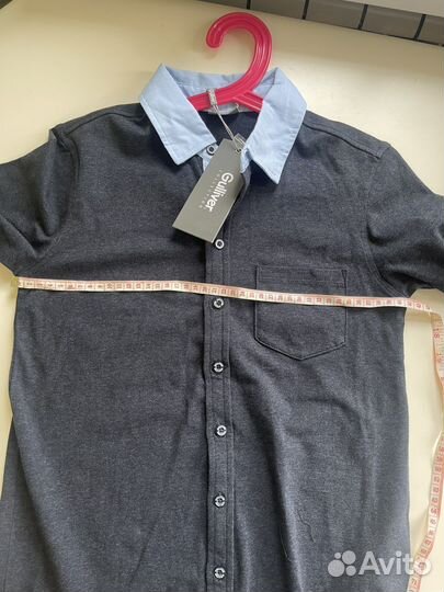 Рубашка gulliver для мальчика 158 новая