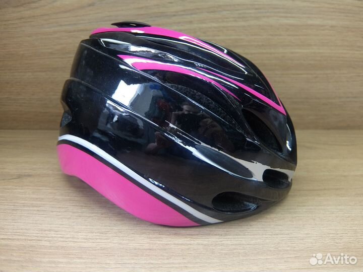 Шлем детский MTB, розовый, CE сертифицированный