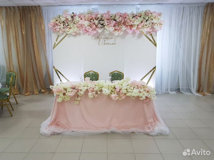 Декор (оформление) свадеб, юбилеев